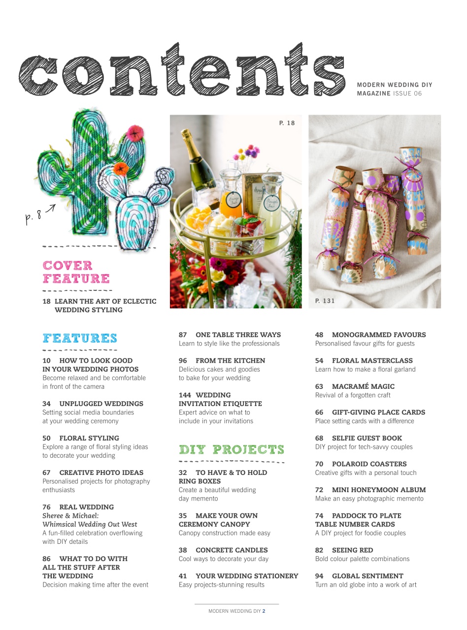 Modern Wedding Preview Pages