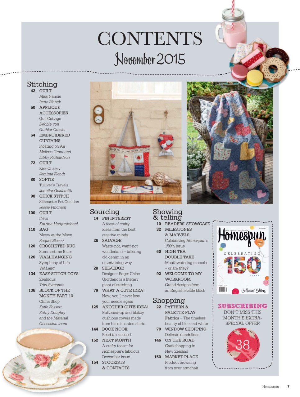 Homespun Preview Pages