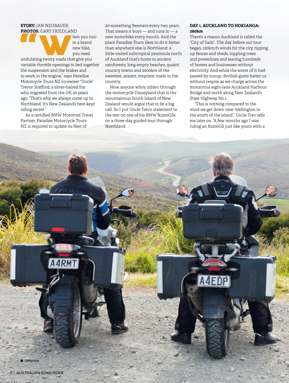 Australian Road Rider Preview Pages