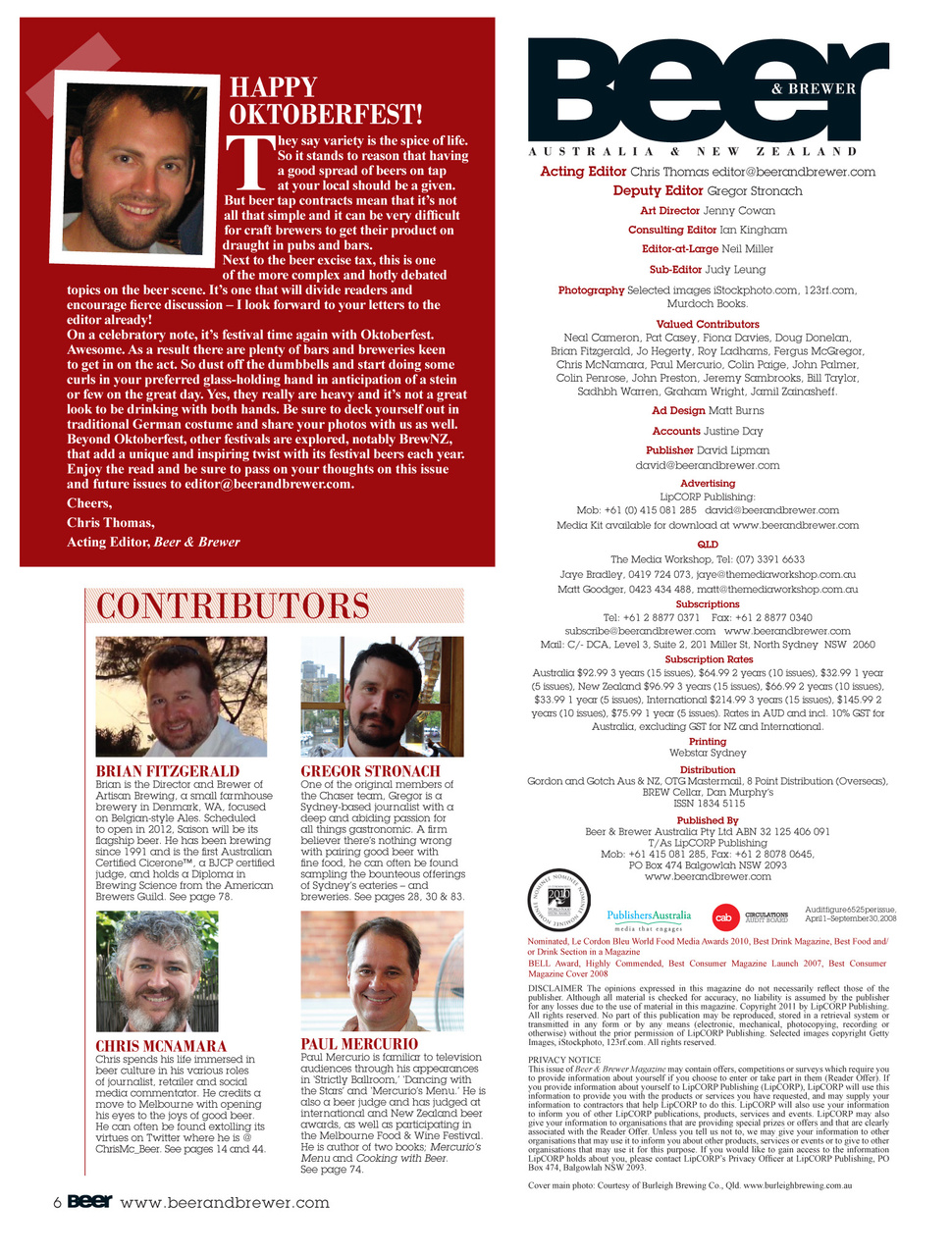 Beer and Brewer Preview Pages