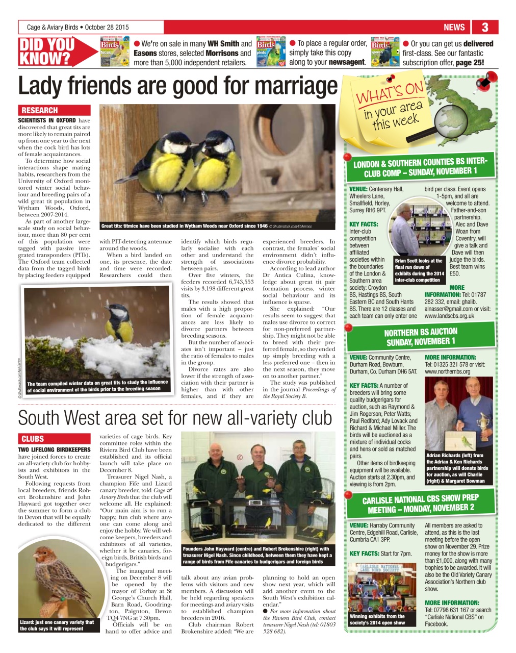 Cage & Aviary Birds Preview Pages