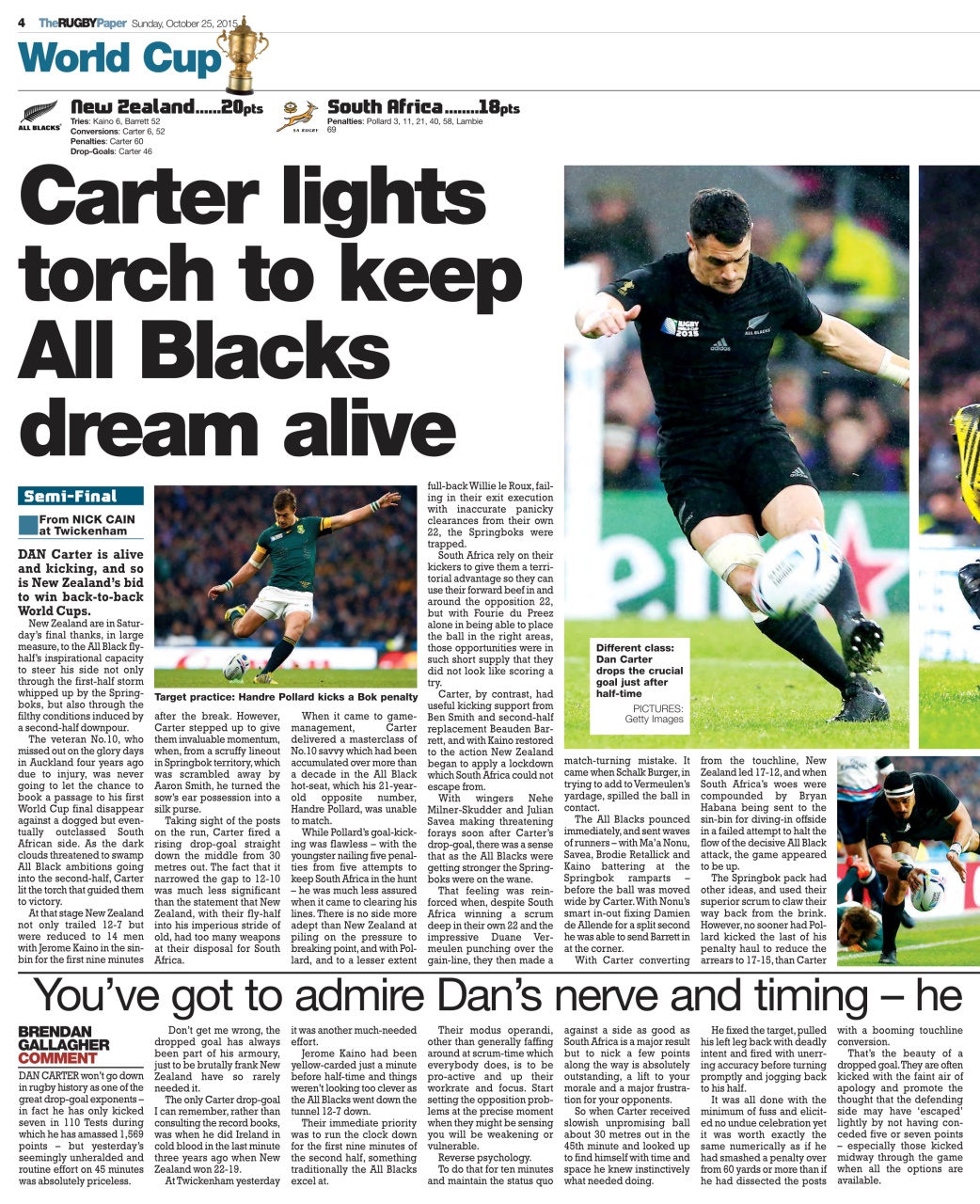 The Rugby Paper Preview Pages