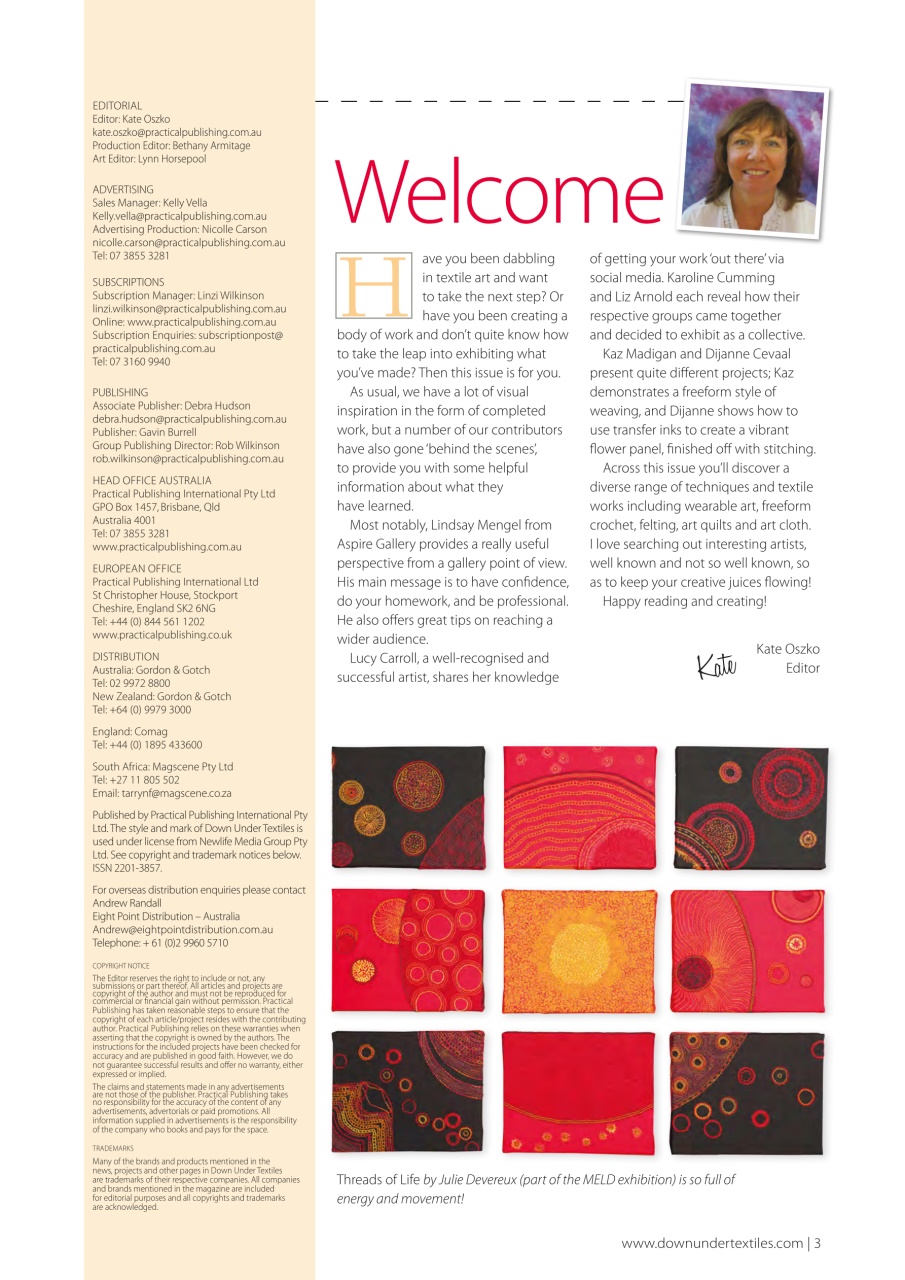 Down Under Textiles Preview Pages