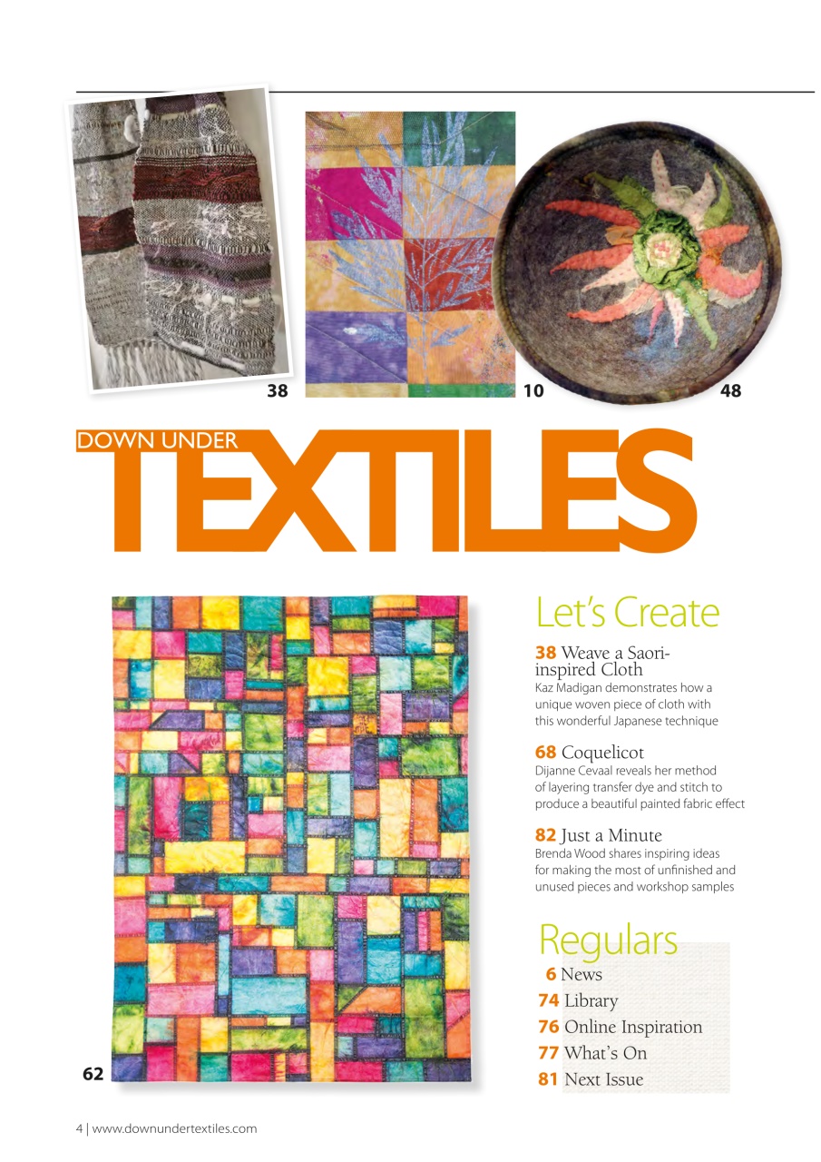 Down Under Textiles Preview Pages