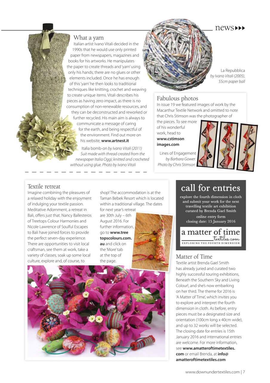 Down Under Textiles Preview Pages