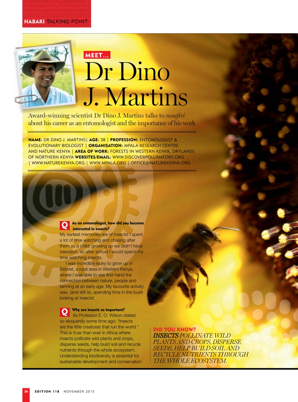 MSAFIRI – Kenya Airways Inflight Preview Pages