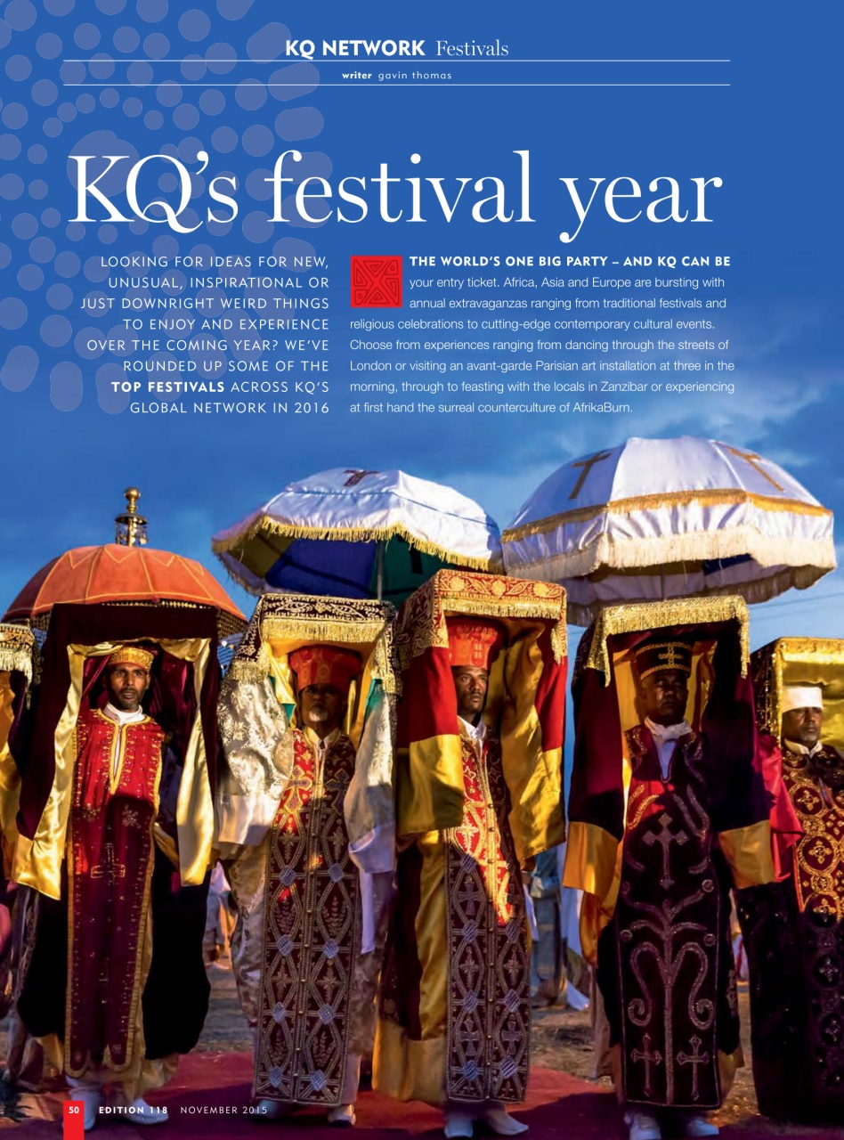 MSAFIRI – Kenya Airways Inflight Preview Pages