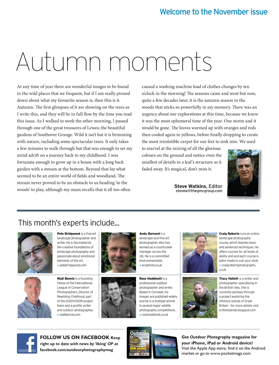 Outdoor Photography Preview Pages