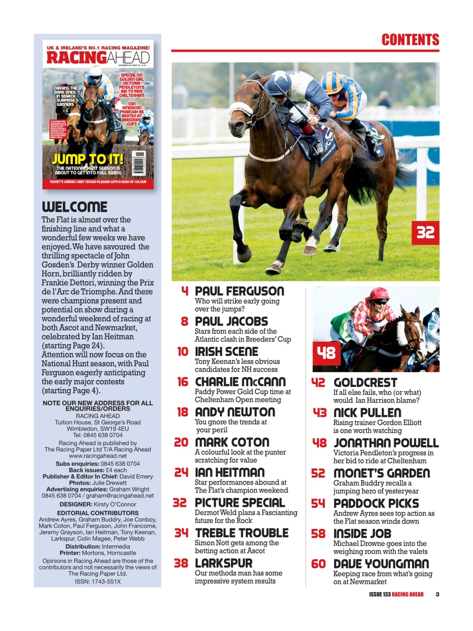 Racing Ahead Preview Pages