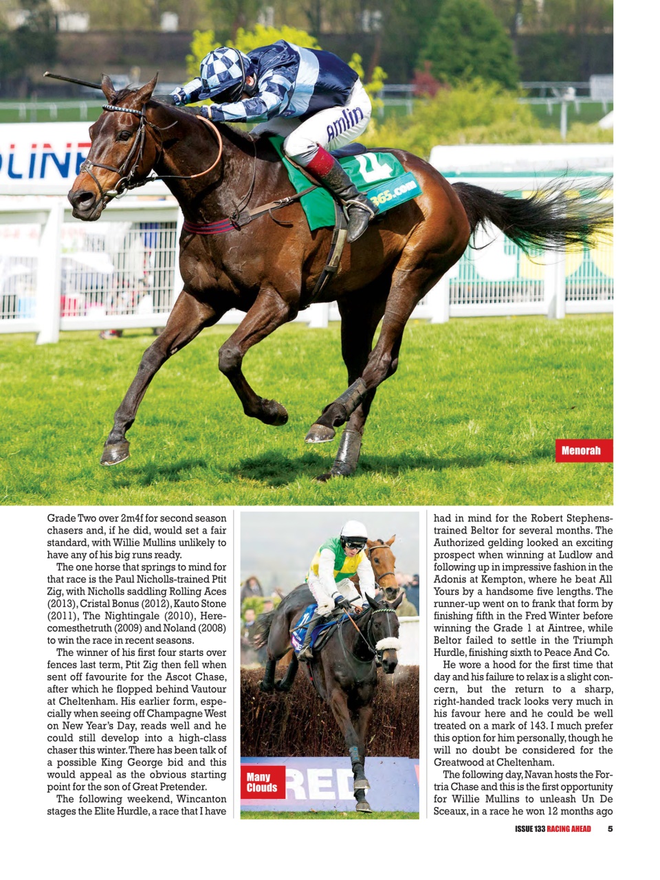 Racing Ahead Preview Pages