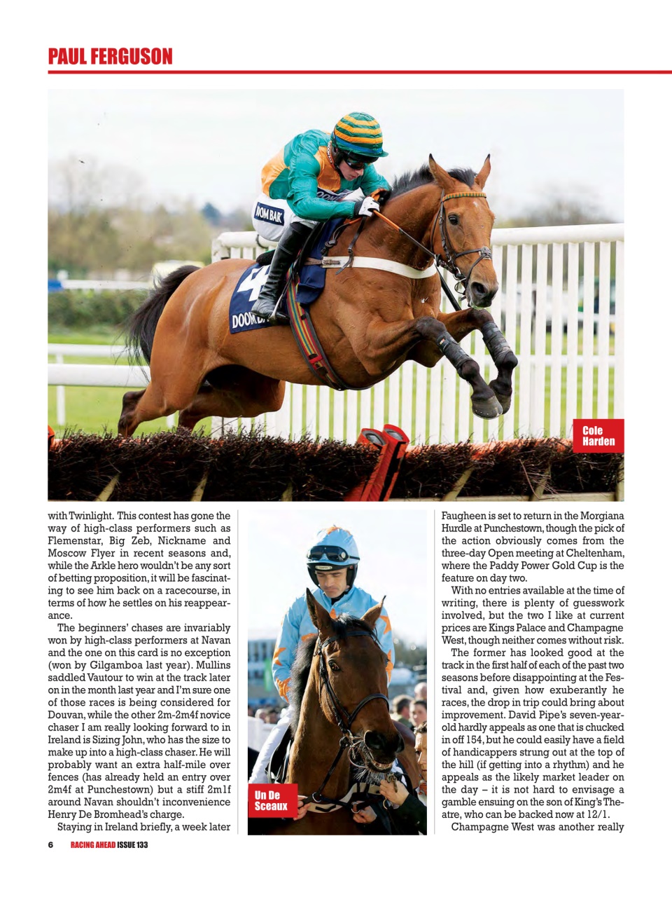 Racing Ahead Preview Pages