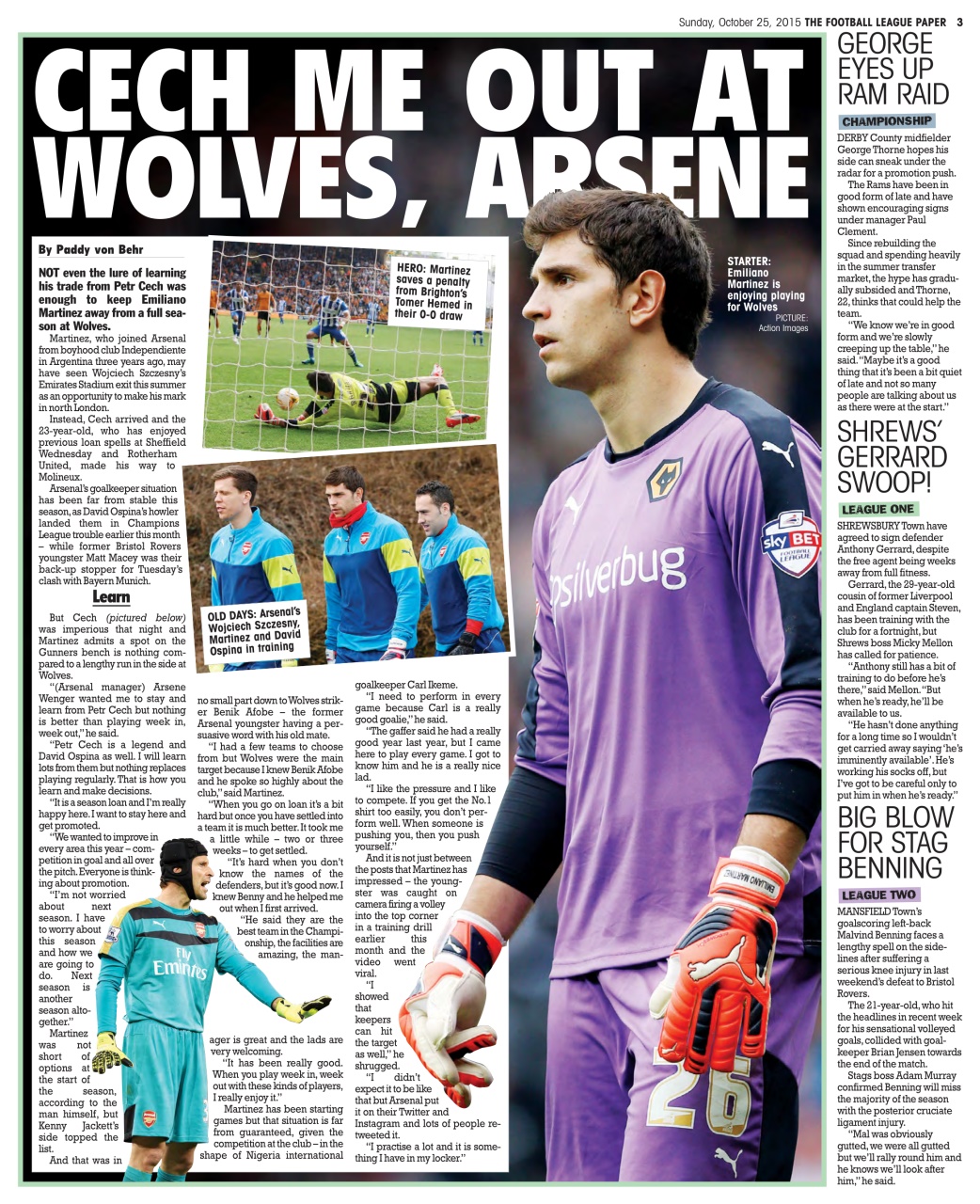 The Football League Paper Preview Pages