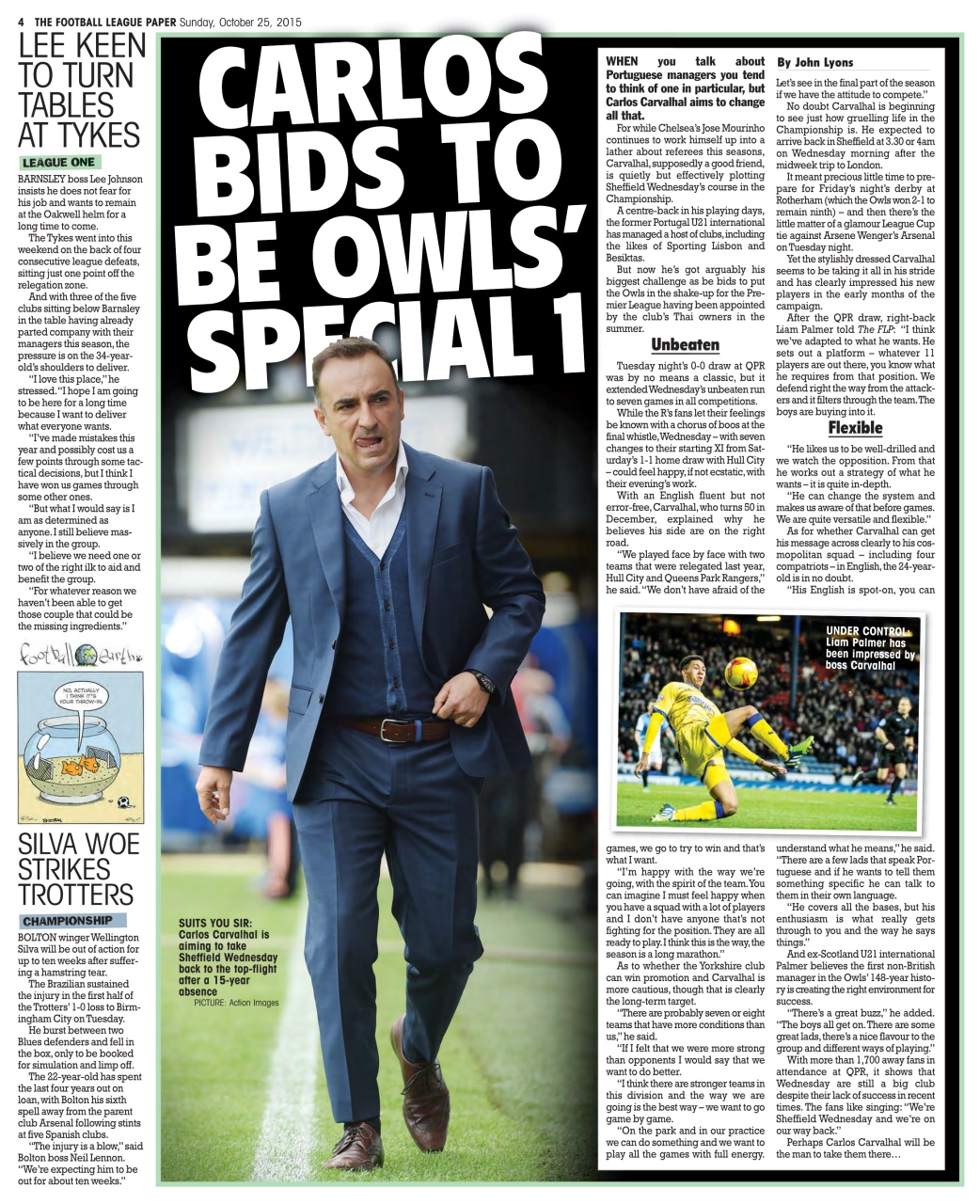 The Football League Paper Preview Pages