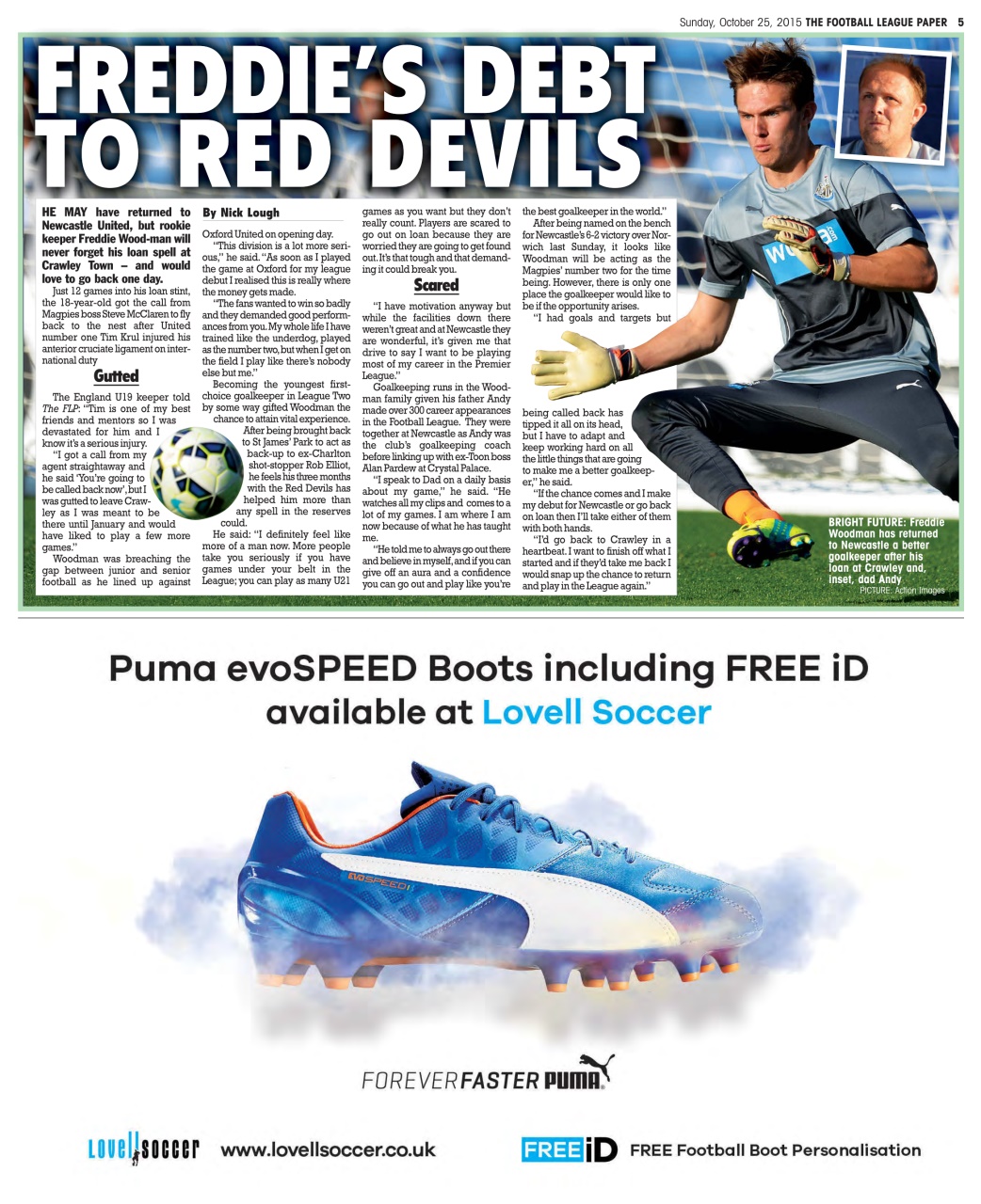 The Football League Paper Preview Pages