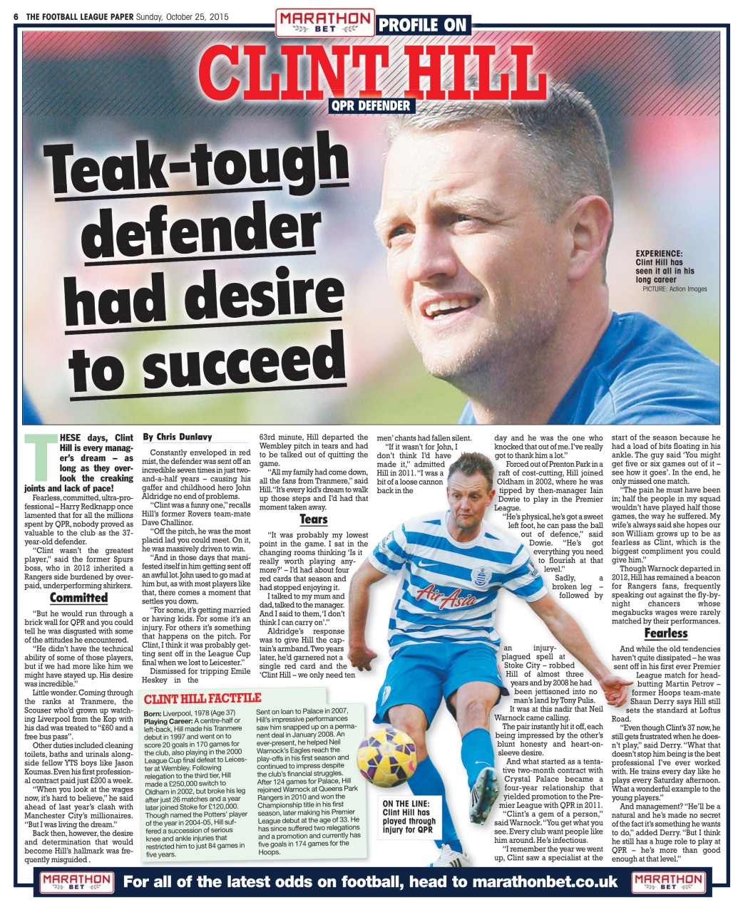 The Football League Paper Preview Pages