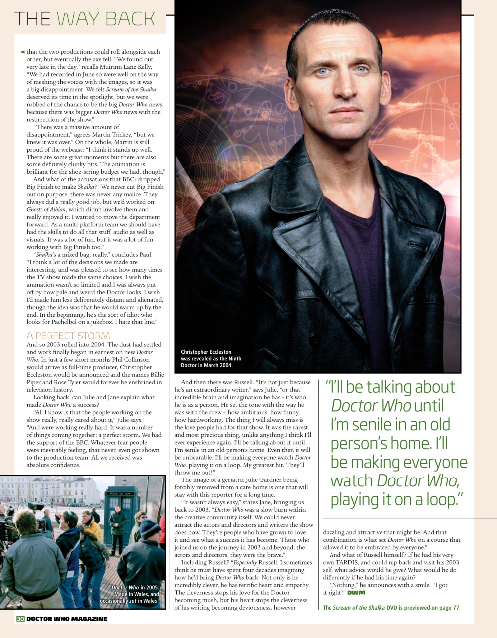 Doctor Who Magazine Preview Pages