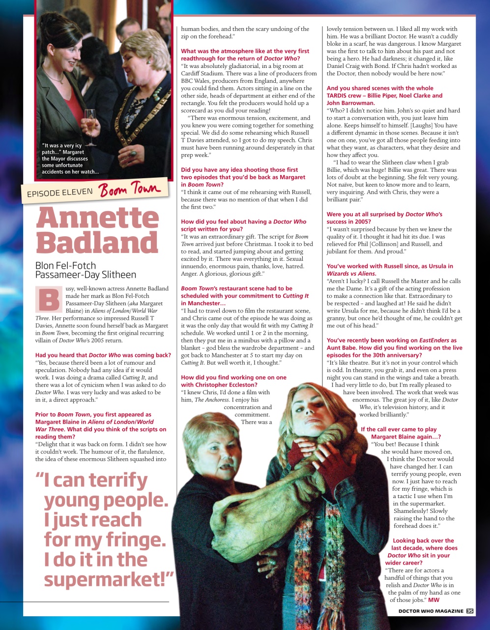 Doctor Who Magazine Preview Pages