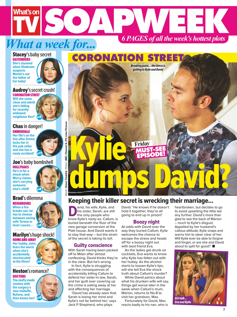 What's on TV Preview Pages