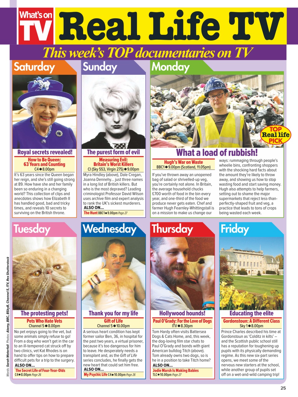 What's on TV Preview Pages