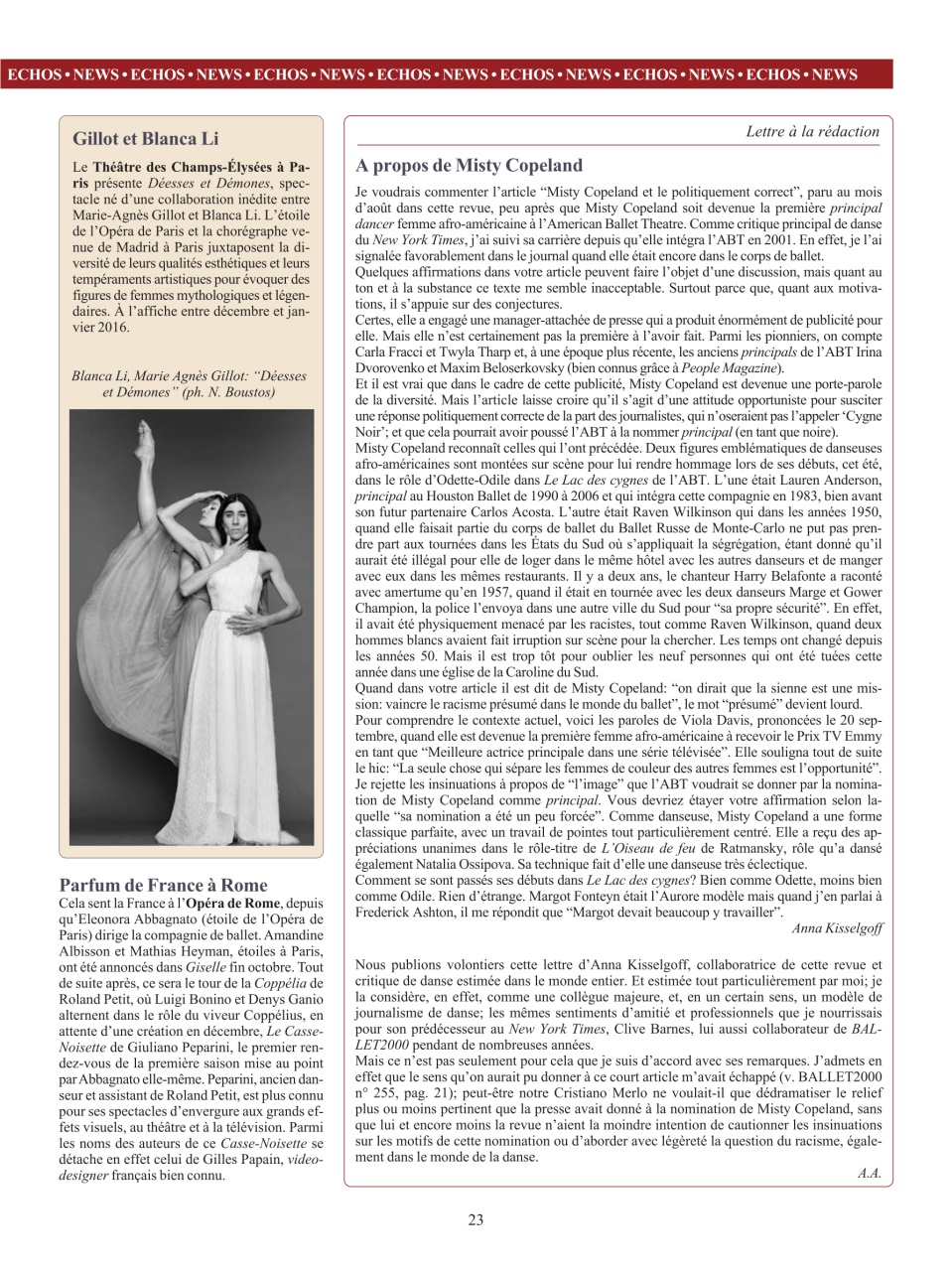 BALLET2000 Édition France Preview Pages