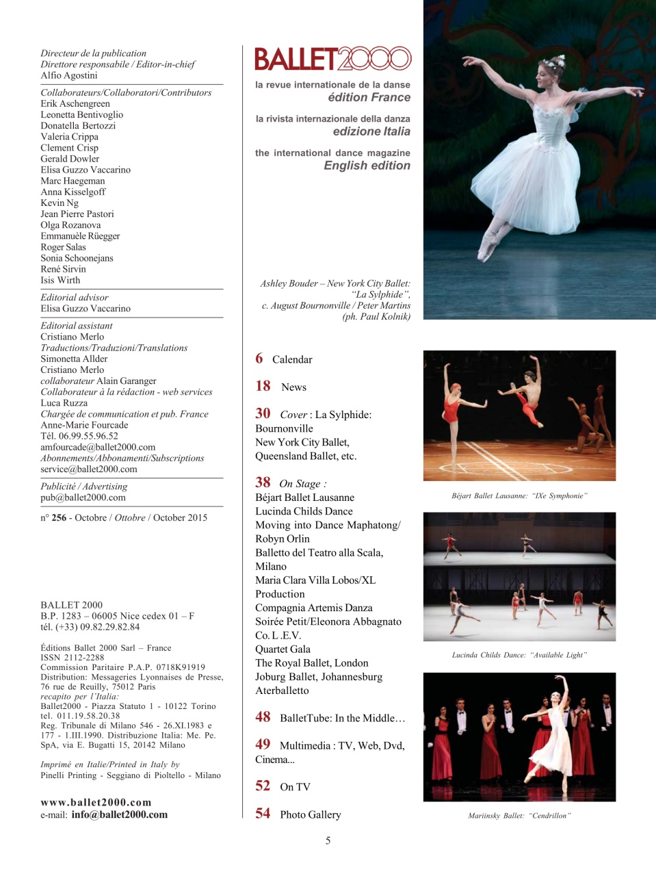 BALLET2000 English Edition Preview Pages