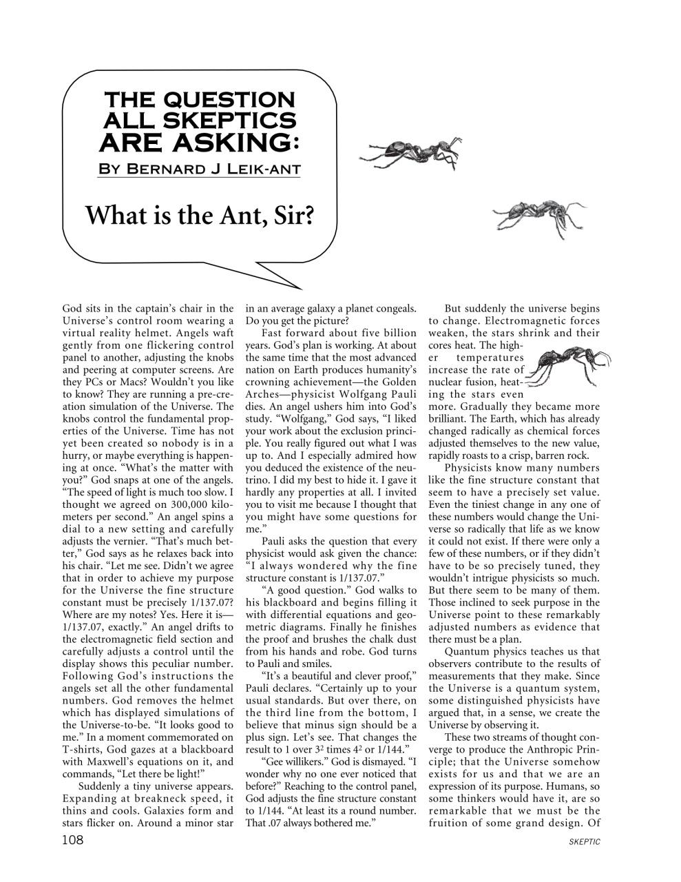 Skeptic Preview Pages