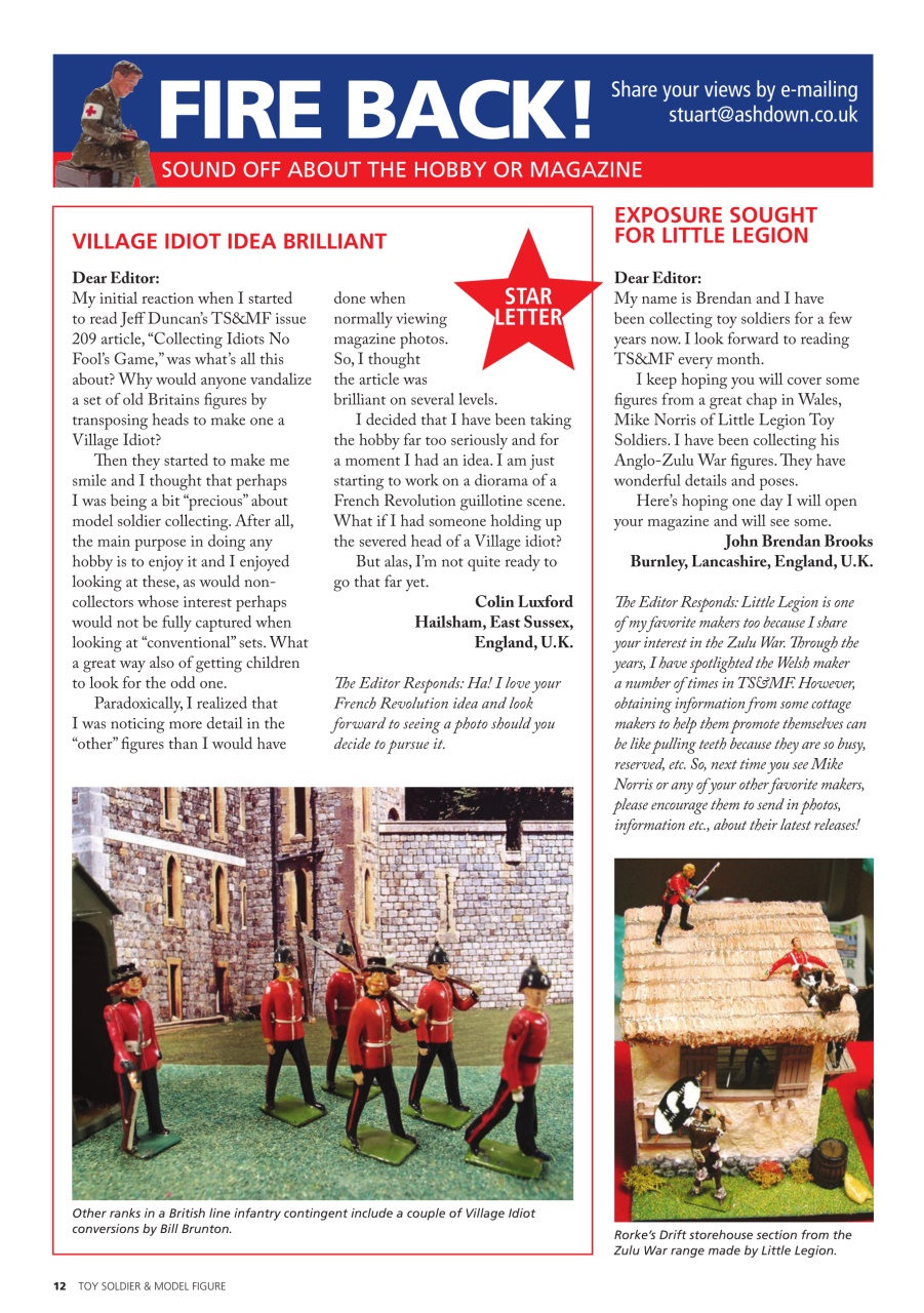 Toy Soldier & Model Figure Preview Pages