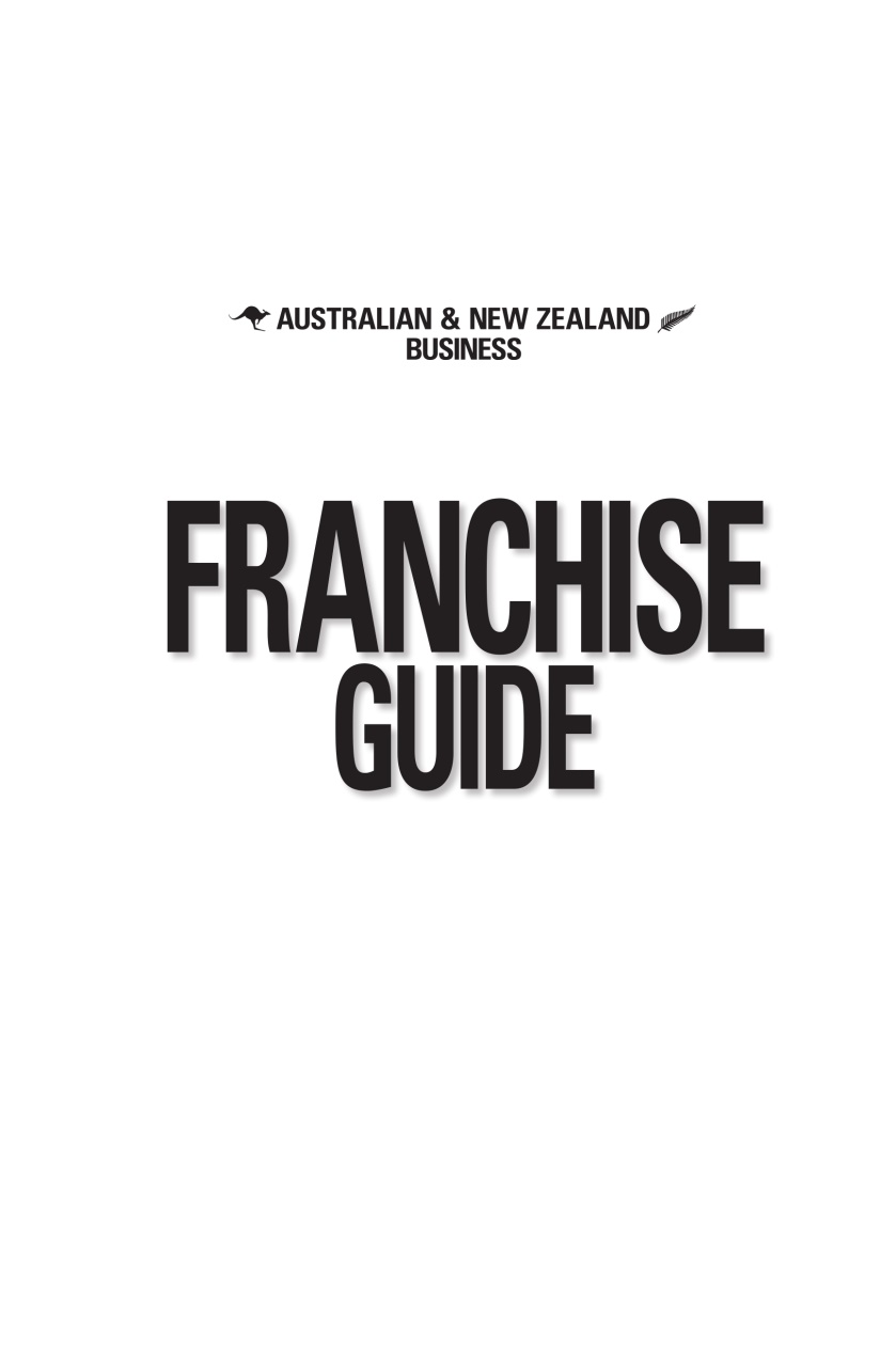Business Franchise Guide Preview Pages