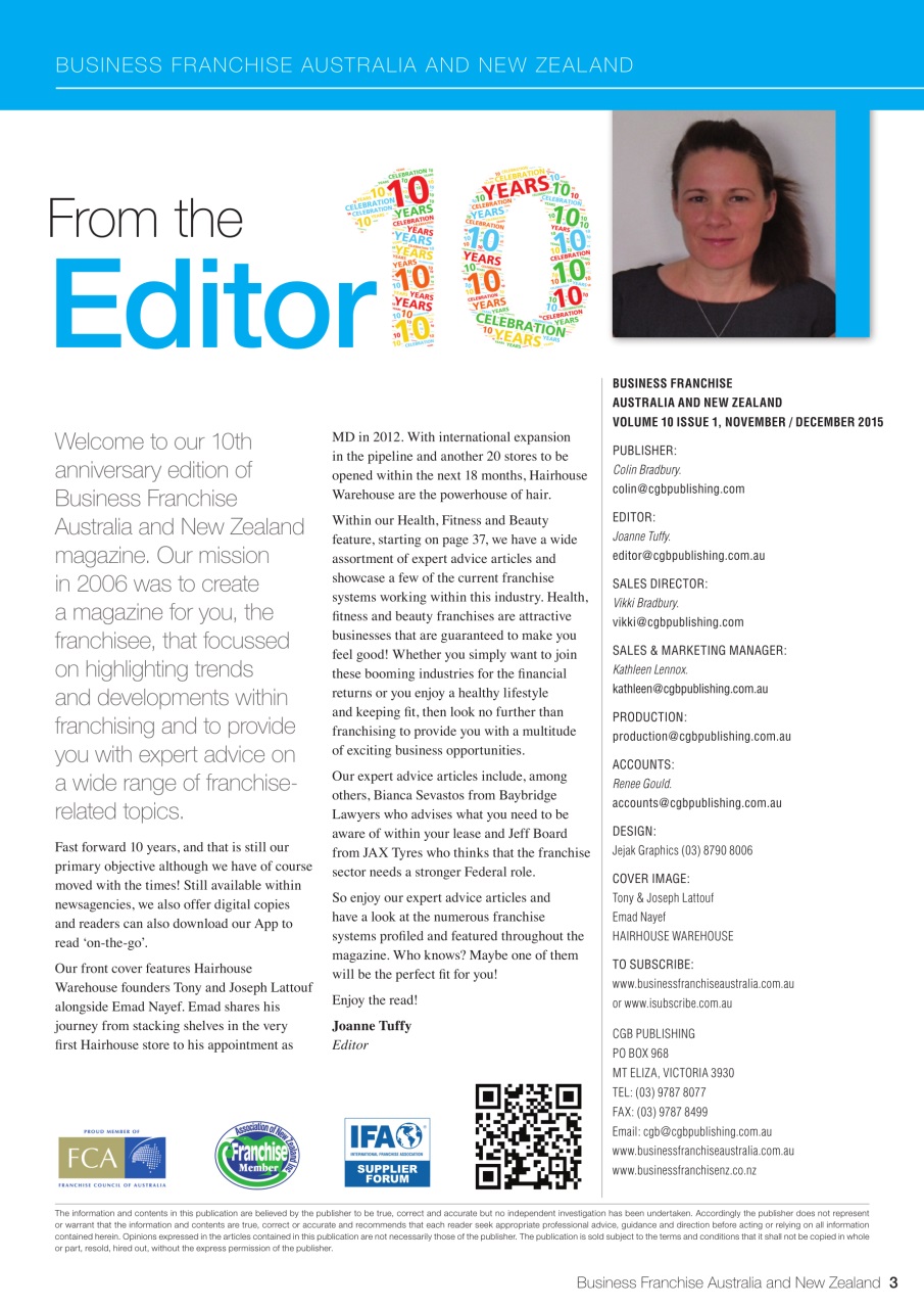 Business Franchise Australia&NZ Preview Pages