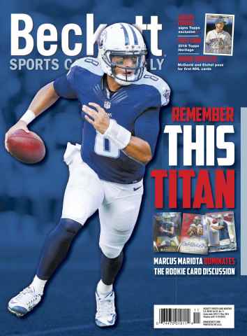 Sports Card Monthly Magazine issue  November 2015