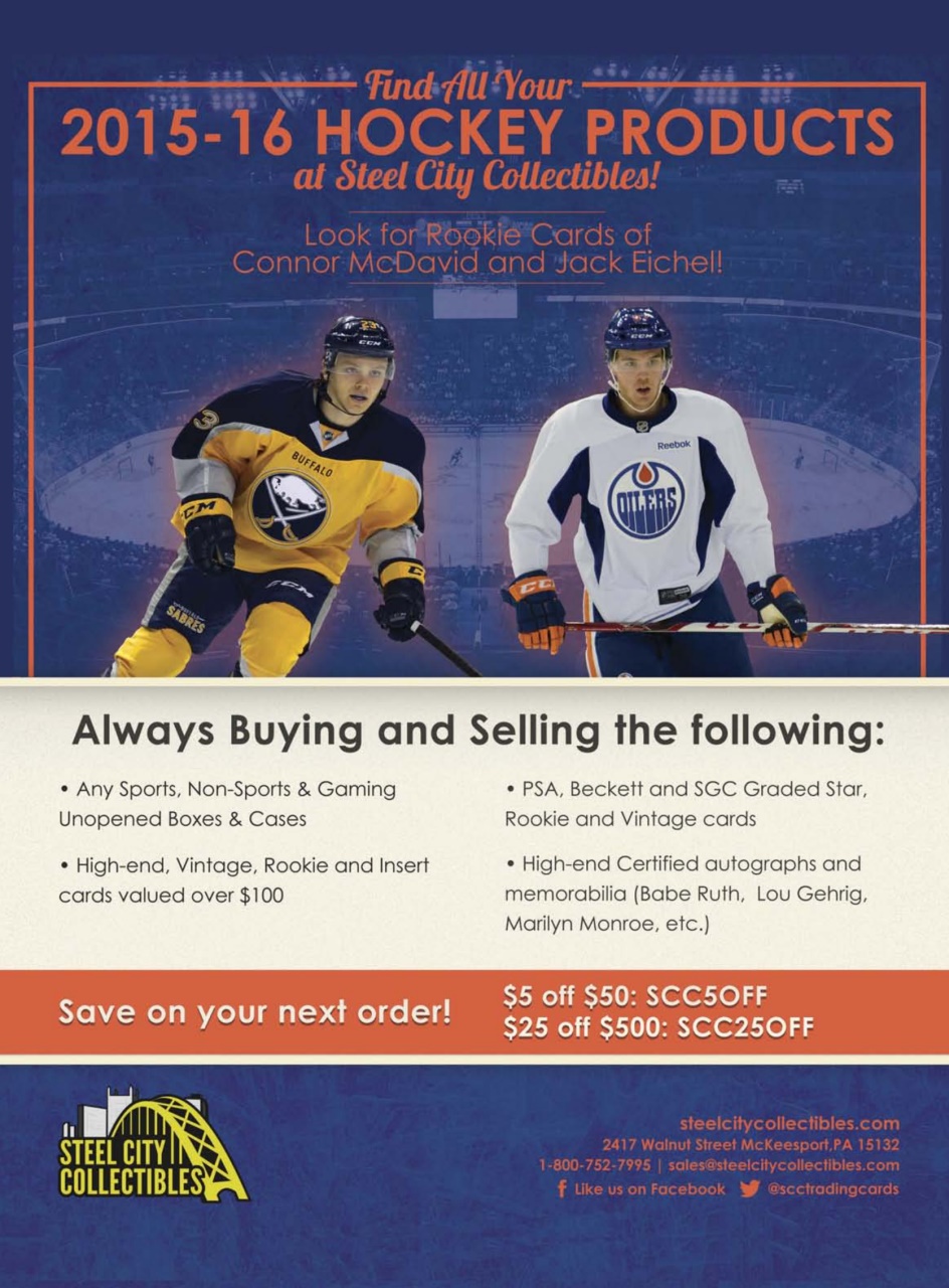 Sports Card Monthly Magazine Preview Pages