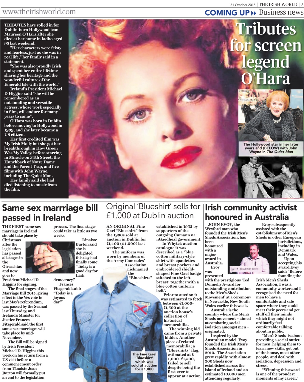 Irish World Preview Pages