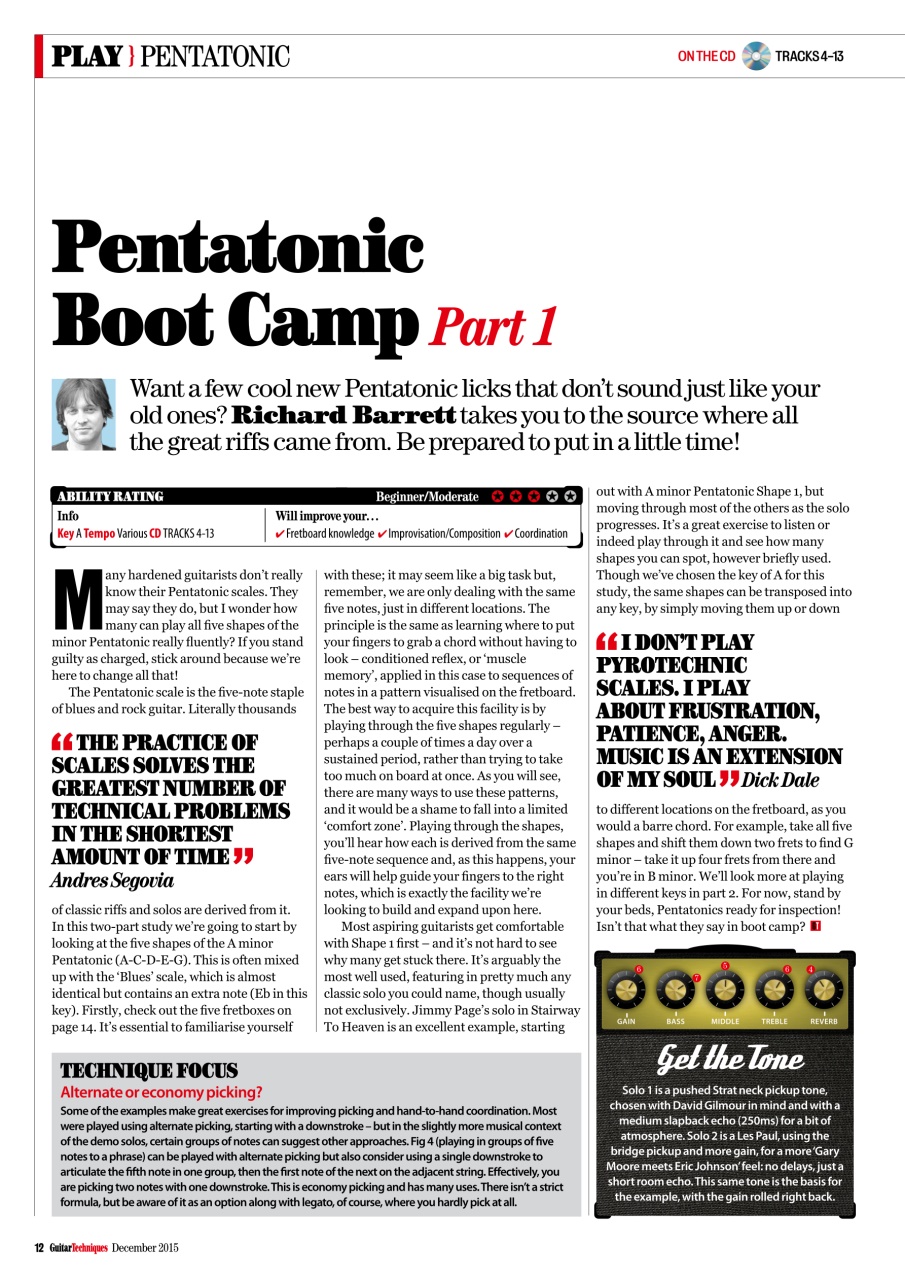 Guitar Techniques Preview Pages