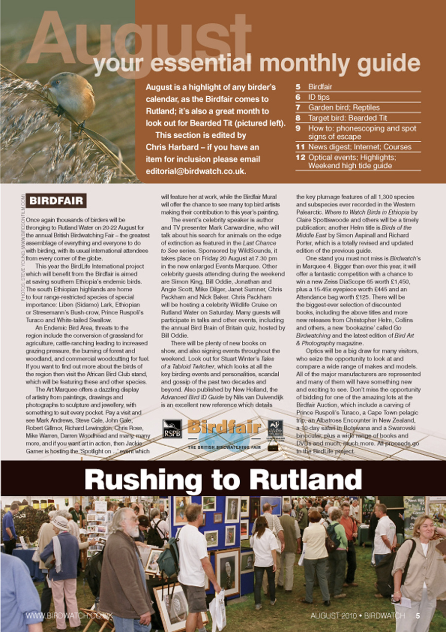 Birdwatch Magazine Preview Pages