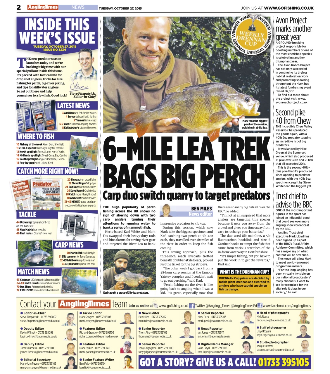 Angling Times Preview Pages