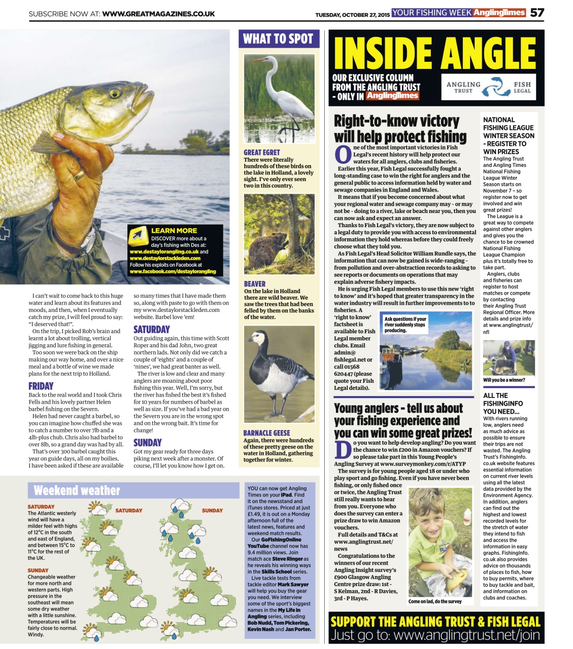 Angling Times Preview Pages