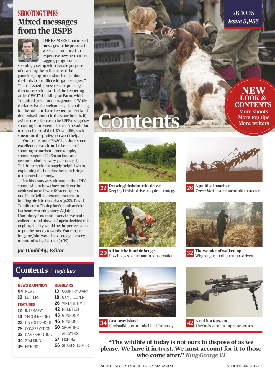 Shooting Times & Country Preview Pages