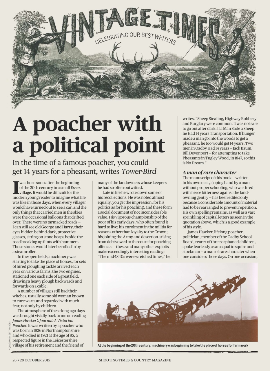 Shooting Times & Country Preview Pages