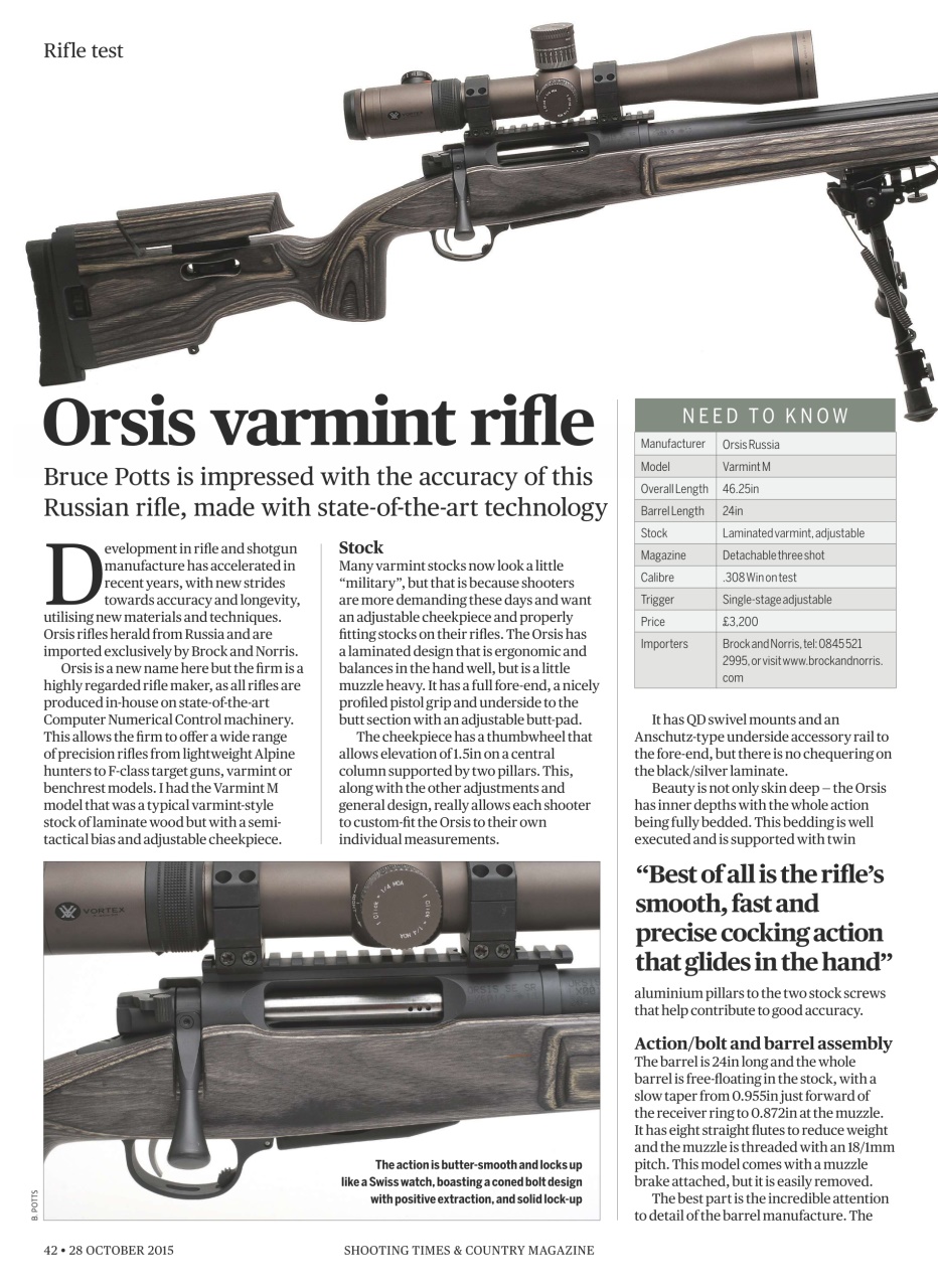 Shooting Times & Country Preview Pages
