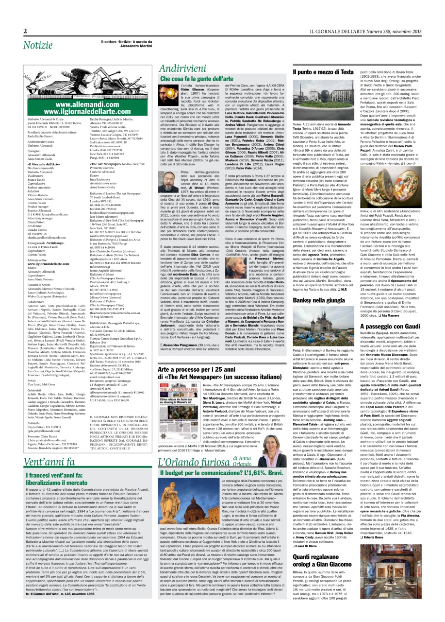 Il Giornale Dell’Arte Preview Pages