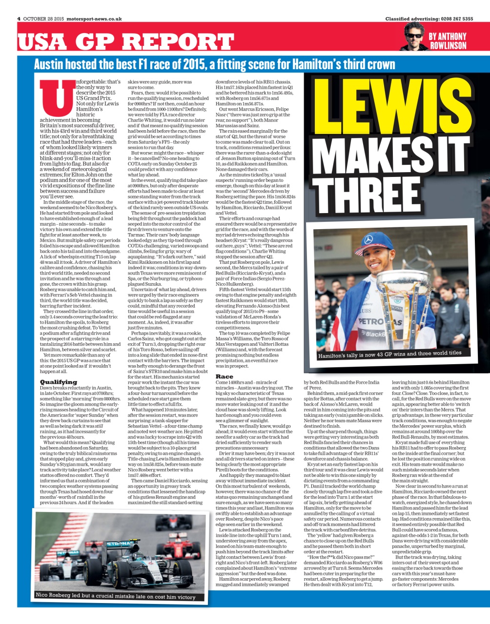 Motorsport News Preview Pages
