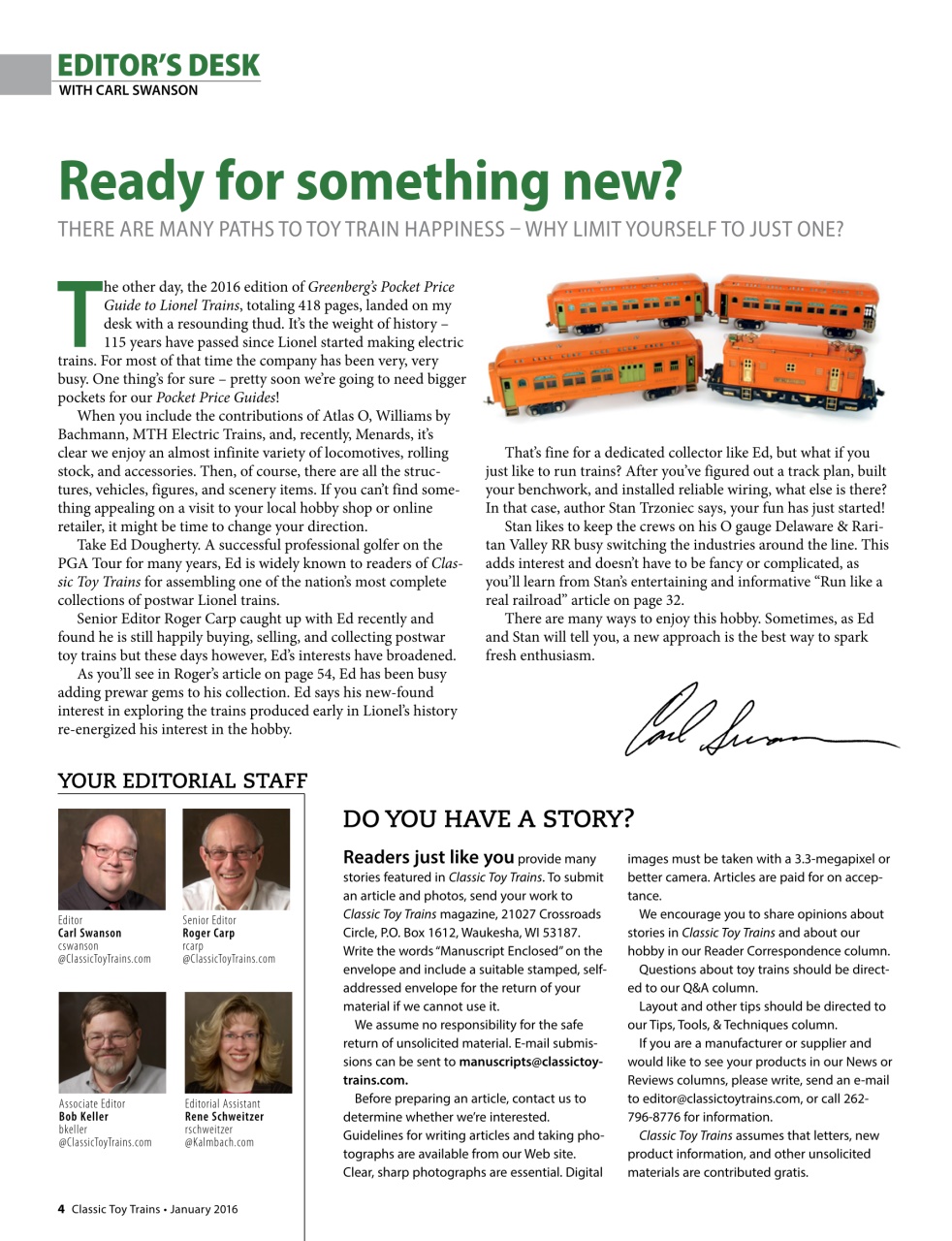 Classic Toy Trains Preview Pages