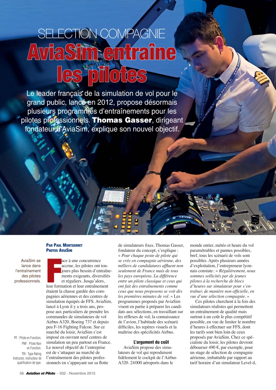 Aviation et Pilote Preview Pages