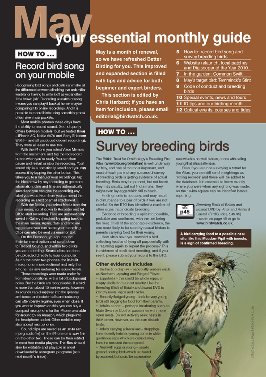 Birdwatch Magazine Preview Pages