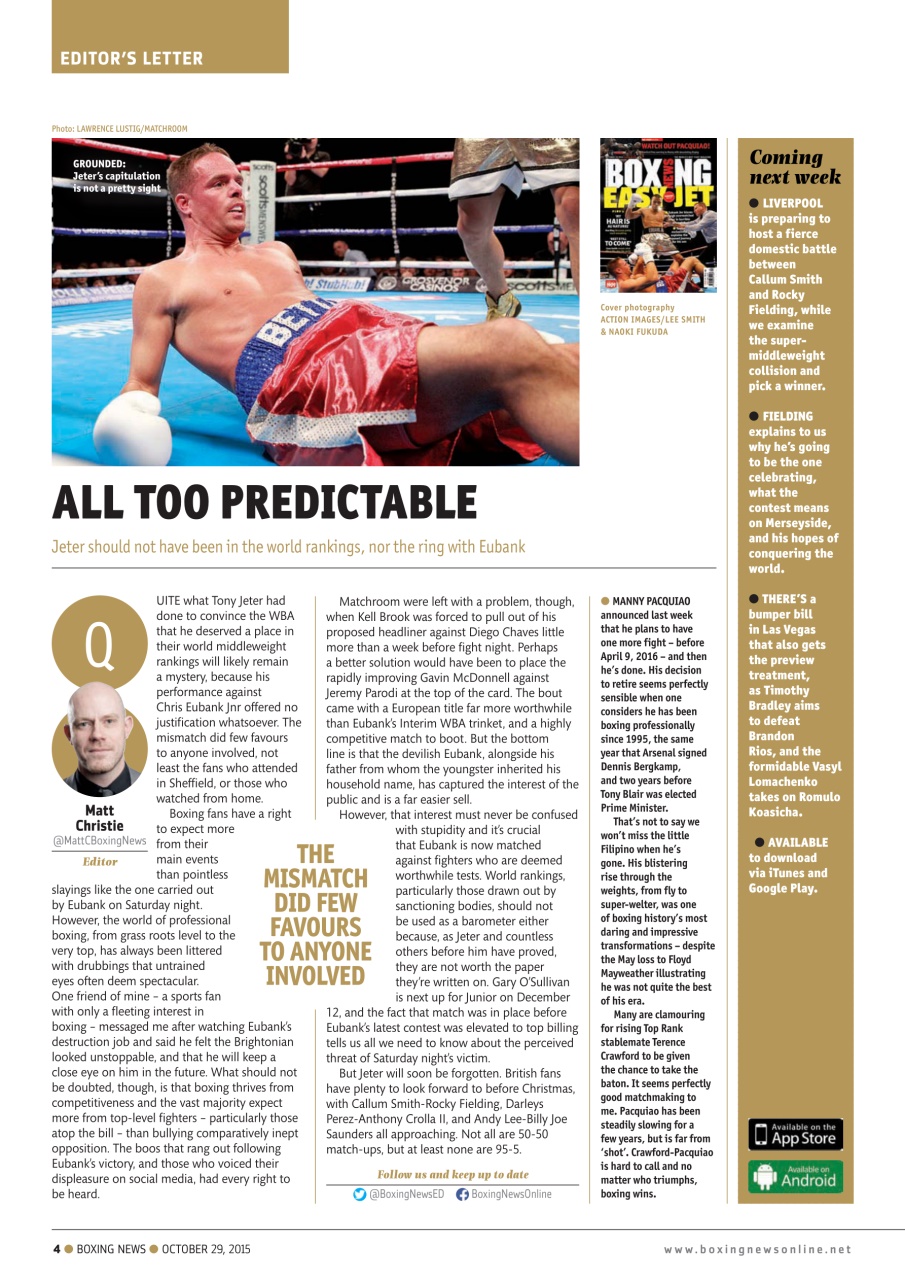 Boxing News Preview Pages