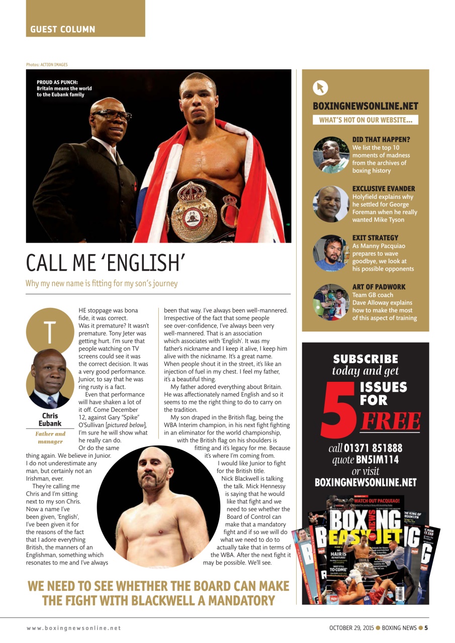 Boxing News Preview Pages