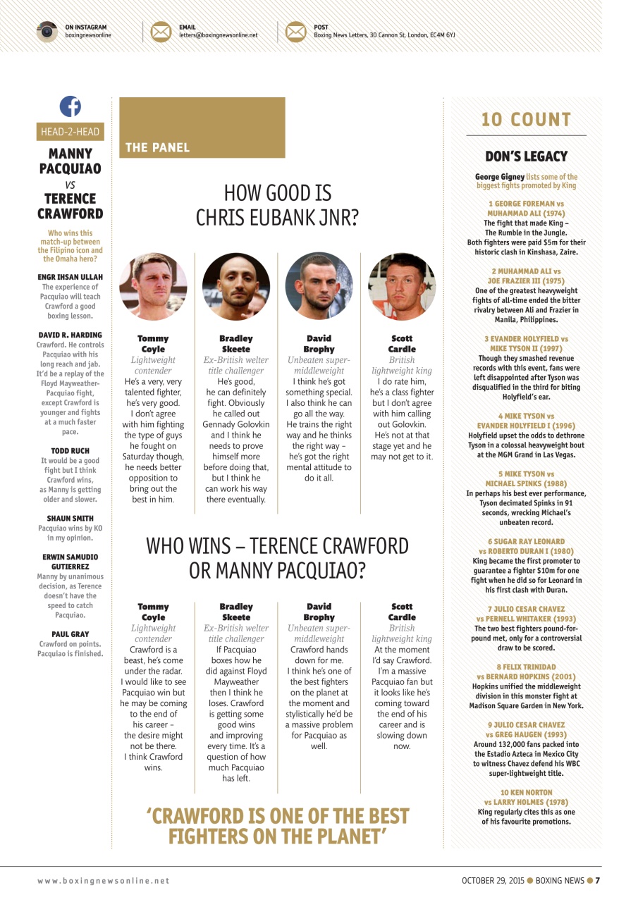 Boxing News Preview Pages