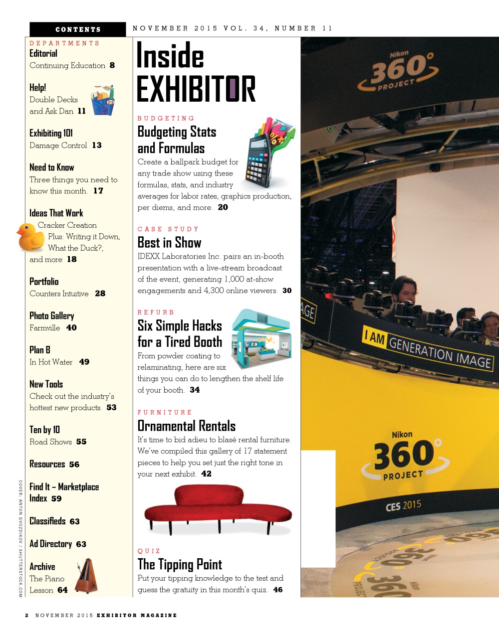 EXHIBITOR Magazine Preview Pages