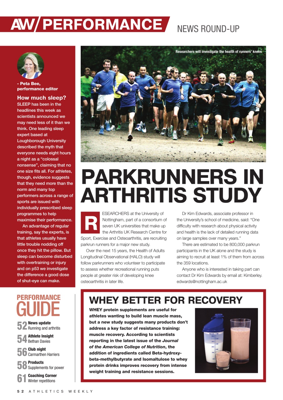 AW – Athletics Weekly Magazine Preview Pages