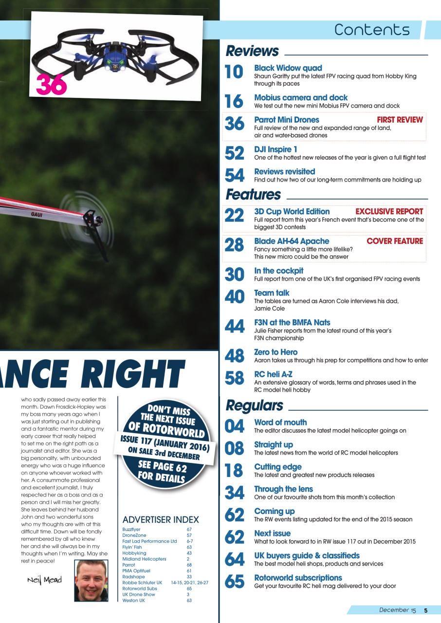 Radio Control Rotor World Preview Pages